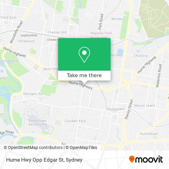 Hume Hwy Opp Edgar St map