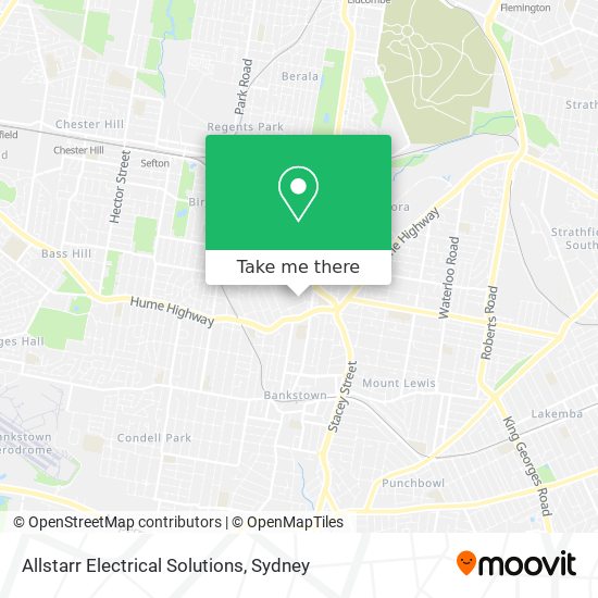 Mapa Allstarr Electrical Solutions