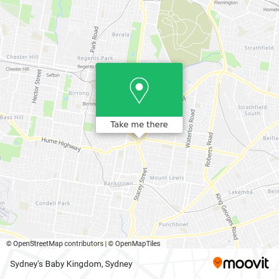 Sydney's Baby Kingdom map