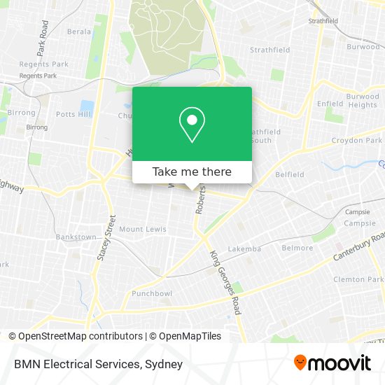 Mapa BMN Electrical Services