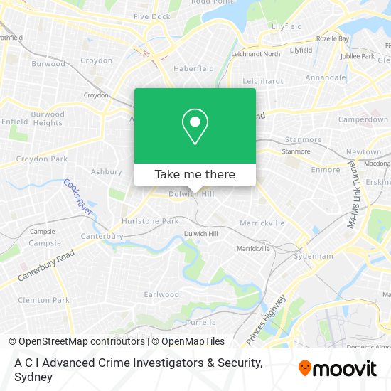 A C I Advanced Crime Investigators & Security map