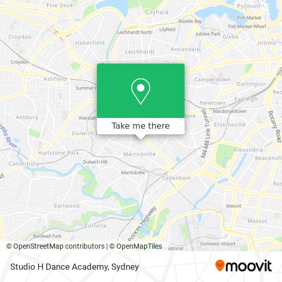 Studio H Dance Academy map