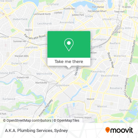 A.K.A. Plumbing Services map