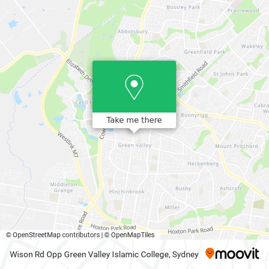 Wison Rd Opp Green Valley Islamic College map