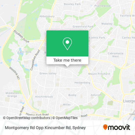 Montgomery Rd Opp Kincumber Rd map