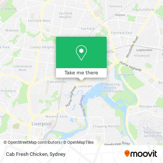 Cab Fresh Chicken map