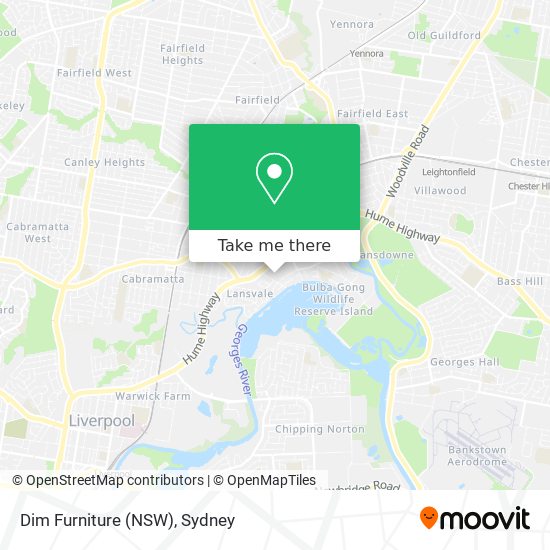 Dim Furniture (NSW) map