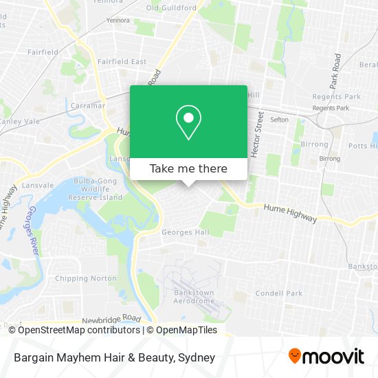 Bargain Mayhem Hair & Beauty map