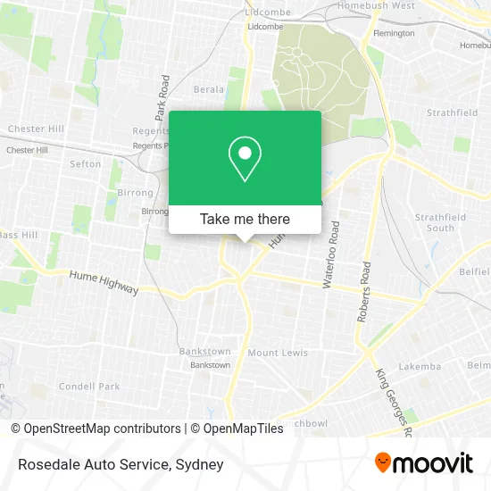 Rosedale Auto Service map