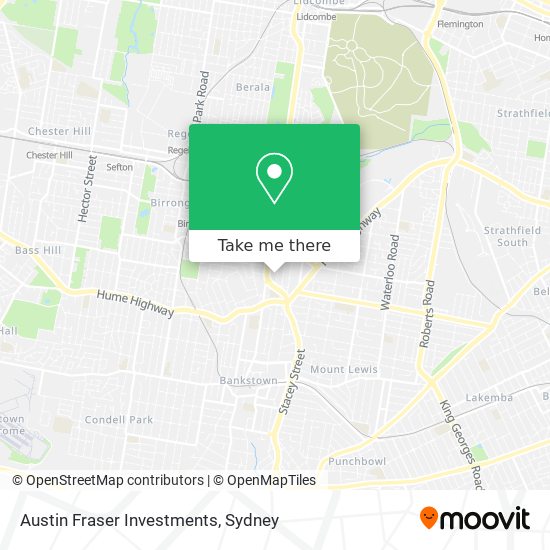 Austin Fraser Investments map