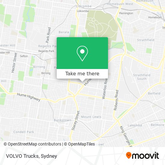 VOLVO Trucks map