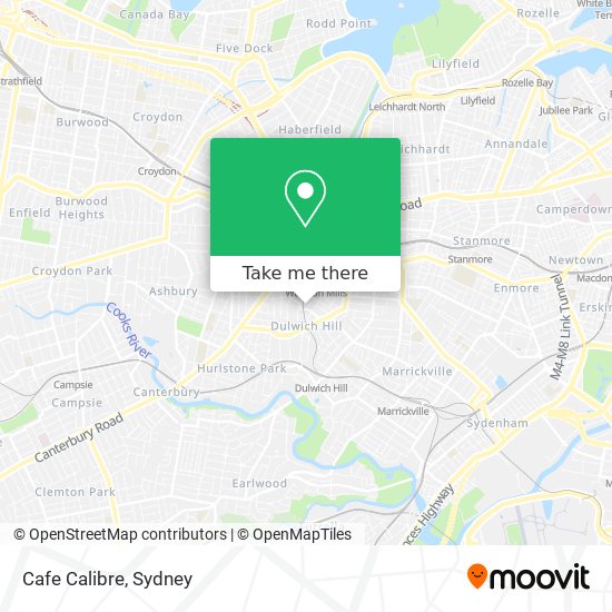 Mapa Cafe Calibre
