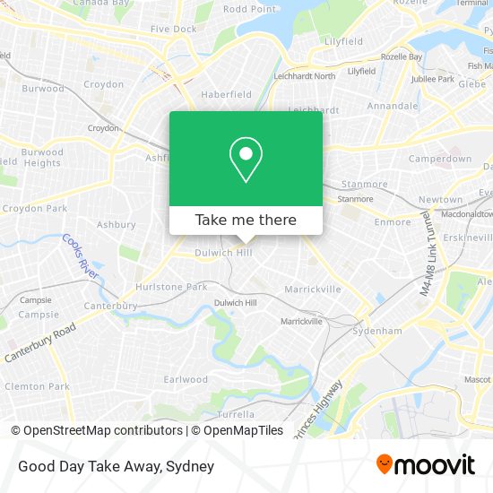 Good Day Take Away map