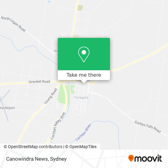 Mapa Canowindra News