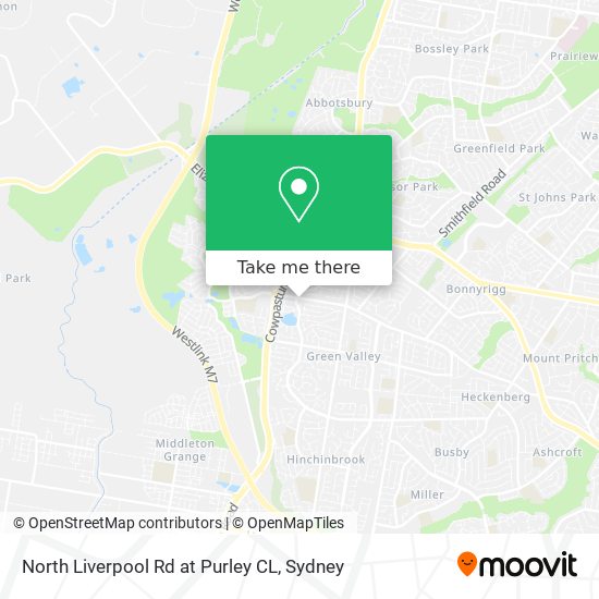 North Liverpool Rd at Purley CL map