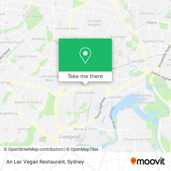 An Lac Vegan Restaurant map