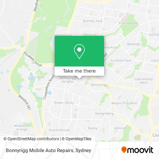 Bonnyrigg Mobile Auto Repairs map
