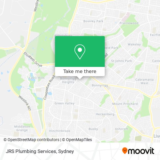 JRS Plumbing Services map