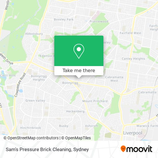 Mapa Sam's Pressure Brick Cleaning