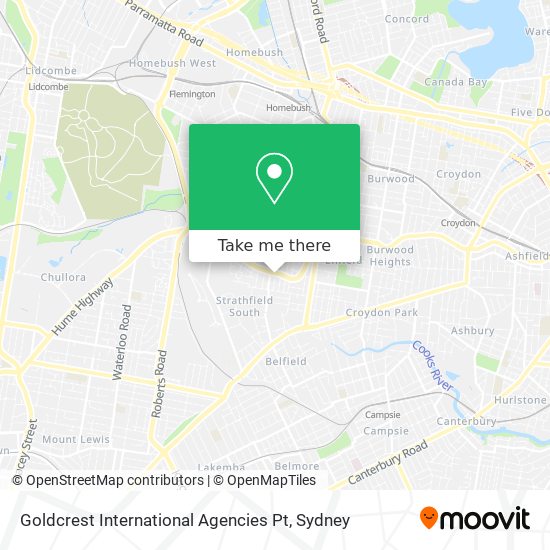 Goldcrest International Agencies Pt map