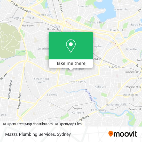 Mapa Mazzs Plumbing Services