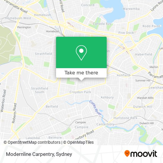 Modernline Carpentry map