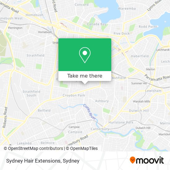 Sydney Hair Extensions map