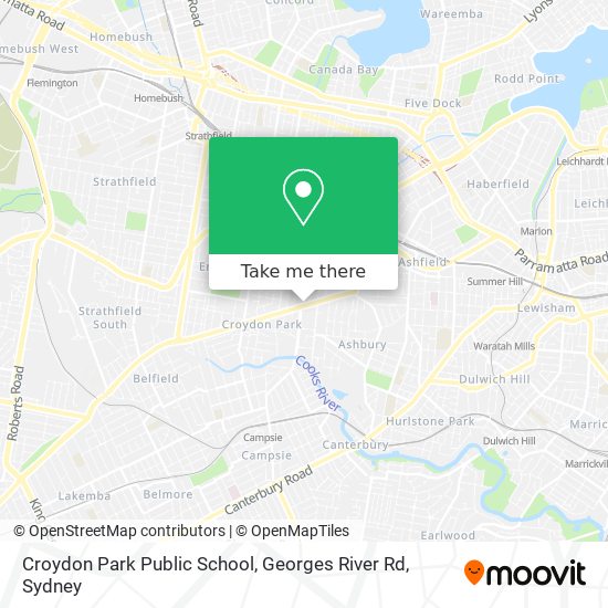Croydon Park Public School, Georges River Rd map