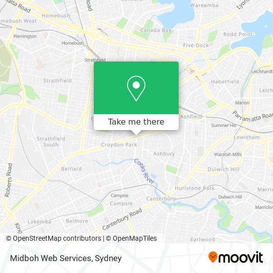 Midboh Web Services map