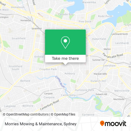 Morries Mowing & Maintenance map