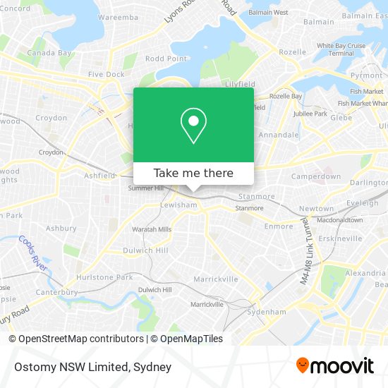 Ostomy NSW Limited map