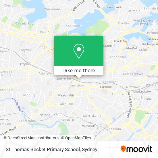 St Thomas Becket Primary School map