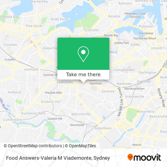 Food Answers-Valeria M Viademonte map