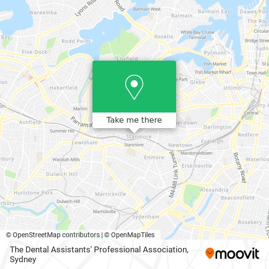 The Dental Assistants' Professional Association map