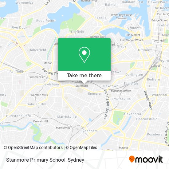 Mapa Stanmore Primary School