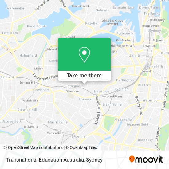 Transnational Education Australia map