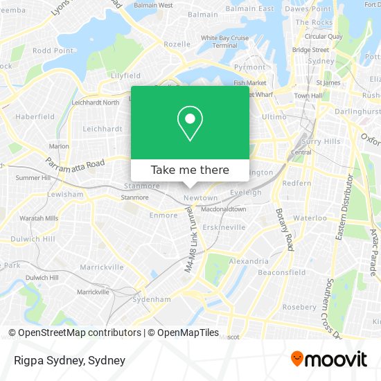 Rigpa Sydney map