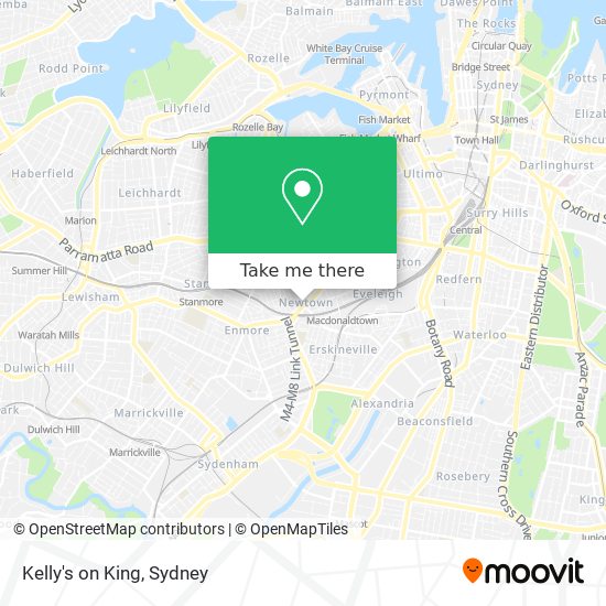 Kelly's on King map