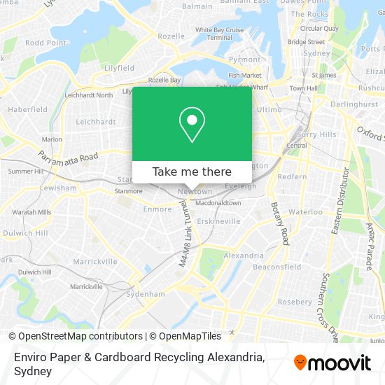Enviro Paper & Cardboard Recycling Alexandria map