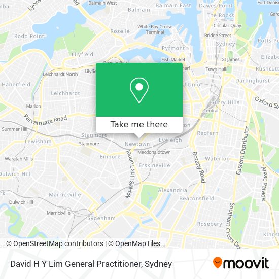 David H Y Lim General Practitioner map