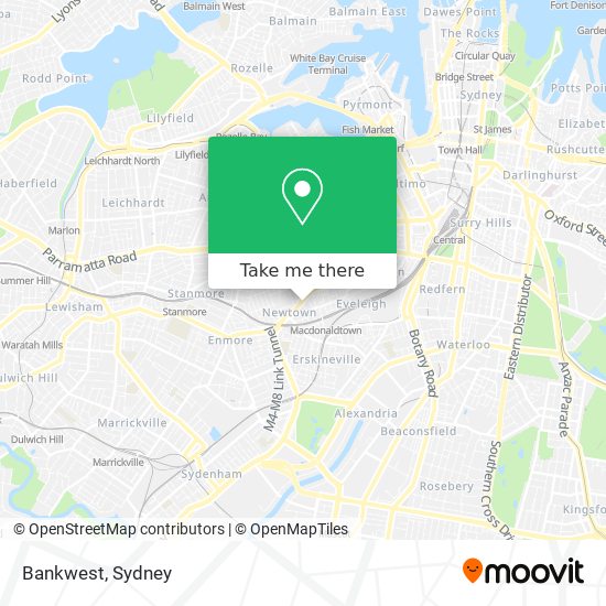 Mapa Bankwest