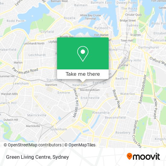 Green Living Centre map