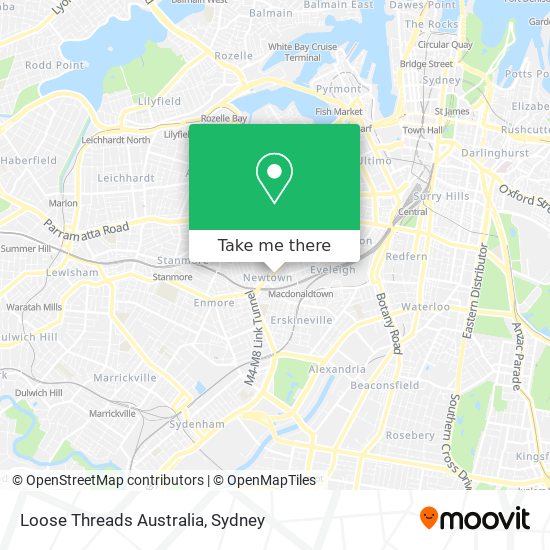 Loose Threads Australia map