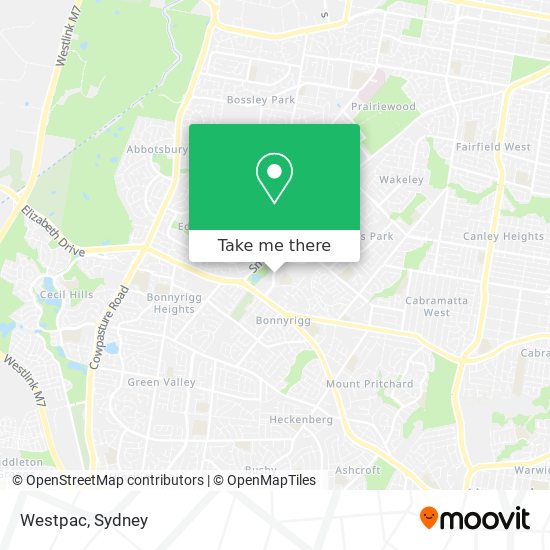 Westpac map