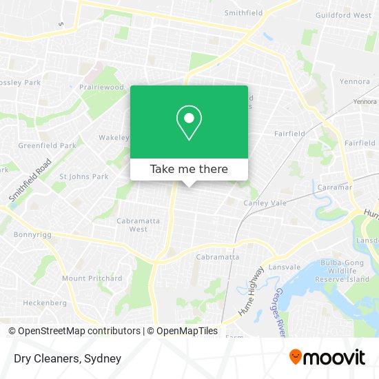 Dry Cleaners map