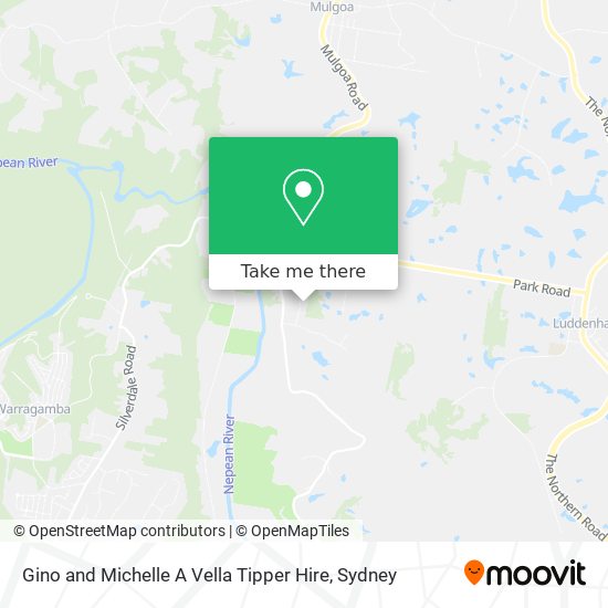 Gino and Michelle A Vella Tipper Hire map