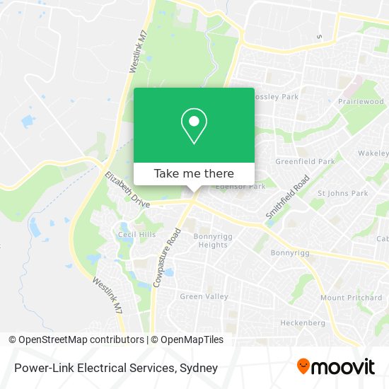 Power-Link Electrical Services map