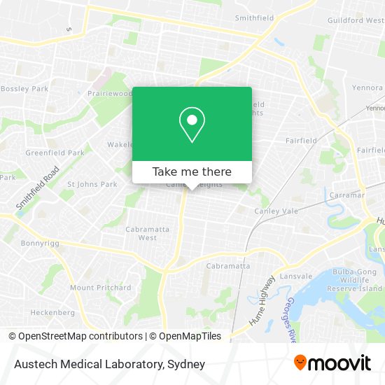 Austech Medical Laboratory map