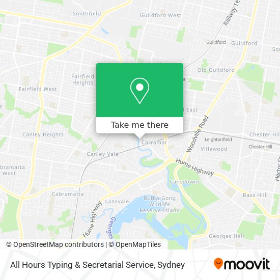 All Hours Typing & Secretarial Service map