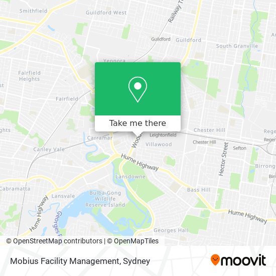 Mobius Facility Management map